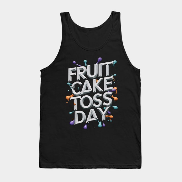 Fruitcake Toss Day Tank Top by Ruru Project Studio